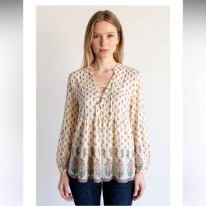 FB sister brand semi sheer blouse